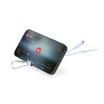 Puerto USB Cargador Leony PLATEADO