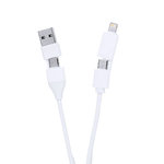 Puerto USB Cargador Leony PLATEADO