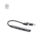 Puerto USB Konery PLATEADO